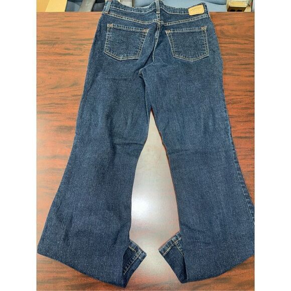 Levi’s Signature At Waist Bootcut Dark Wash Denim Jeans Size 10 Short - Picture 3 of 8